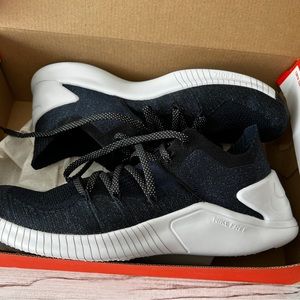 Nike Free Flyknit Trainers Navy Size 9